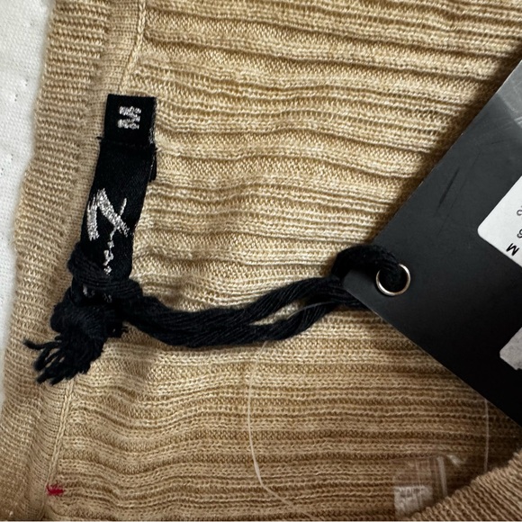 Seven7 Tan Ribbed Tank Top with Ruffle Detail - Picture 5 of 5